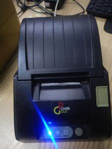 เครื่องปริ้นสลิปมือสอง powergold pg-5890 สภาพดี
