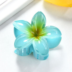 Fashion Egg Flower Hair Clips Women Beach Vacation Bohemia Hair Claw Hairpin Summer Beach Pool Party Gifts Hawaiian Party Decor