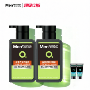 MENTHOLATUM | Mens Cooling Charcoal Oil Control Face Wash