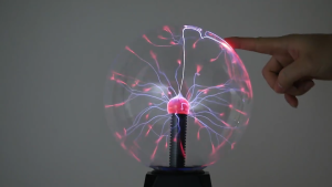 Magic Plasma Ball Touching Sound Sensitive Plasma Lamp Light for Parties Decorations Kids Bedroom