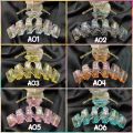 JEDAI TRANSPARAN JUMBO / JEPIT RAMBUT PELANGI / JEDAI BENING WARNA WARNI / JEDAI BUNGA / JEDAI ZIGZAG / RAINBOW HAIR CLAW / JPM8836. 