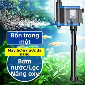 sunsun | Bộ Lọc 3-trong-1 Êm Ái và Bơm Oxy cho Bể Cá Nhỏ