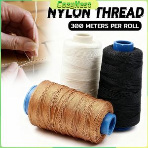 C.N Sewing Threads 300m Durable Nylon Leather Sewing Thread for Craft Repair Shoes Hand Stitching Tool