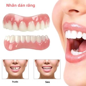 Bộ Lót Răng Giả Silicon Mềm Dùng Được Cho Hàm Trên Và Hàm Dưới Dễ Sử Dụng Sản Phẩm Làm Trắng Răng Tương Thích Với Niềng Răng