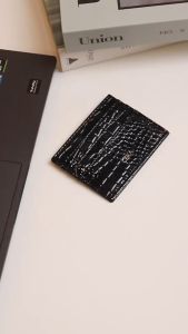 [NEW ARRIVAL] CEKA Dompet Wanita Kecil Kartu Mini Kulit Croco Card Holder Premium - Helia Card