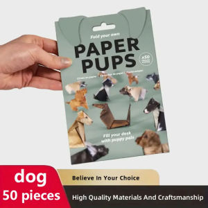 Creative DIY Origami Paper 50 Sheets Handmade Paper Folding Set Cat Dog Fun Art Craft Home Decor 2026 New Year Christmas Gifts