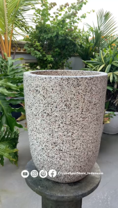 POT GERABAH TANAH LIAT KAPSUL TINGGI CREAM KOMBINASI D30 T40 JUMBO - KAPSUL CREAM KOMBINASI 30 JUMBO