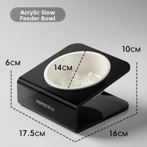Popocola | Slow Feeding Pet Bowl for Dogs and Cats