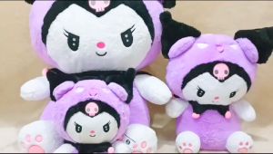 Dreamtoys96 Boneka Sanrio Kuromi Ungu Sitting Kuromi Purple Giant