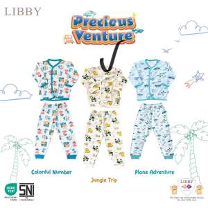 Libby Setelan Piyama Kancing Celana Panjang
