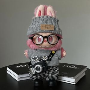 Labubu Baby Clothes Set Compatible with First Third Generations High Energy 17cm Rubber Cloth 30 Love Clothing Accessories