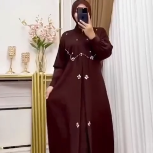 COD Amira Dress Ceruty Babydoll Brokat Dress Kondangan Terbaru Dress Mewah Dress Dewasa Terbaru 2025