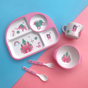 GUTIAN | Childrens Dinosaur-themed Heat Resistant Dinnerware Set