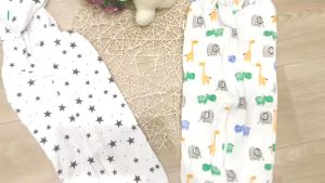 GEN 1 Bedong Hoodie Instan Bedong Bayi Instan BABY LEON BC-105-1 Baju Bayi Perlengkapan Bayi Selimut Bayi Selimut Bedong Instan