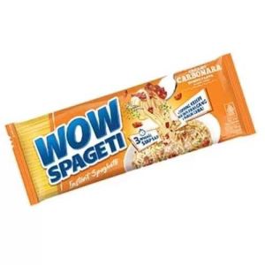 WOW SPAGETI instant spaghetti AGLIO OLIO BOLOGNESE CARBONARA