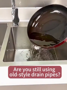 Universal Kitchen Drain Anti-odor Anti-clogging Sink Pipe Drainage Set Sink Accessories Household Durable