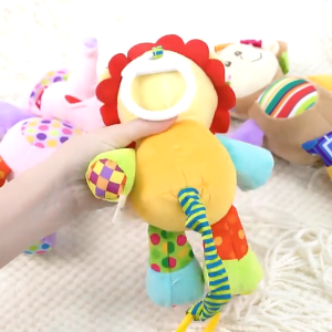Babygro Sozzy Musical Pull Soft Plush Doll Baby Rattle Ring Bell Hanging Animal Toy ( Ready Stock )