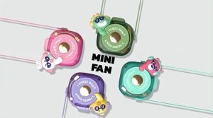 BenMax พัดลมพกพา ไร้ใบพัด พร้อมสายซิลิโคน + สายชาร์จ USB ปรับได้ 3 ลมแรง เบามาก 117g พัดลมมินิ พัดลมห้อยคอ givelong hanging neck fan กระต่ายเท่ๆมังกรเท่ๆเป็ดเท่ๆ