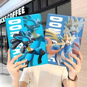 Pokemon iPad10 pro 2024 Case 11 Inch 5 Apple Air7 Mini6 4 Fold with Pen Slot Compatible with Mini3 2 2020 Design 2021 Edge 2018 Anime