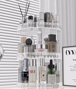*SG Stock* 360 Degree Rotating Rack Makeup Rack Makeup Holder Makeup Stand Cosmetics Rack Cosmetics Stand Cosmetics Holder Perfumes Rack Perfumes Holder Perfumes Stand Desktop Rack Desktop Shelf Kitchen Rack Kitchen Shelf Cup Holder Cup Stand