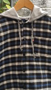 Kemeja Flanel Hoodie Anak Usia 1-10 th Baju Anak Laki Laki Perempuan Tangan Manset COD Free Ongkir Ravis Store