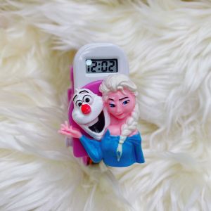 นาฬิกาข้อมือเด็กผู้หญิง เอลซ่า ลายการ์ตูนน่ารักๆ มีหลายสีให้เลือก