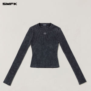 SMFK | Wild Vintage Stonewash Knitted Sweater