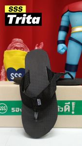 SSS รองเท้าแตะ รุ่น TRITA แบบหนีบ ขวัญใจวัยรุ่นยุค90s เบา มีไซส์ใหญ่ (35-47) สำหรับ ผู้ชาย ผู้หญิง เด็กโต