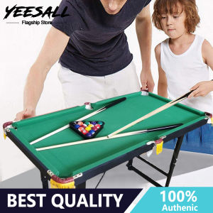 【Fast delivery】COD 120*77.5*61CM Mini billiard Table for Kids wooden with tall feet pool table set taco billiards Childrens Pool table home 69 snooker mini pool table