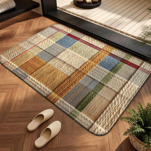 OULAISEN | Water Absorbent Non-slip Easy Clean Stain Resistant Bath Mat