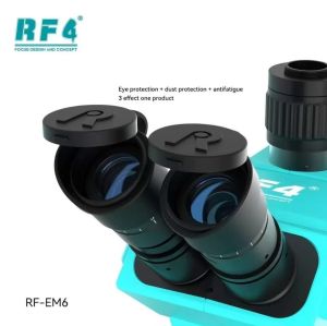 RF4 RF-EM6 Microscope Eyepiece Dust Cover Prevents Scratches Eye Protection+Dust Protection+Antifatigue 3effect One Repair Tool