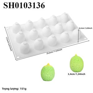 Khuôn Silicon Hình Trái Cây Cho Bánh Mousse Đào Nho Hoa Mai Thân Thiện Với Môi Trường Chocolate Pudding Làm Kẹo Nhà Bếp Làm Bánh Dụng Cụ