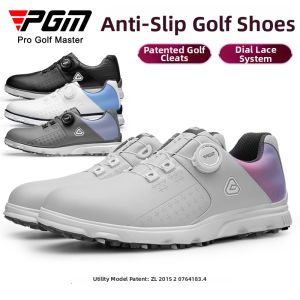 PGM GOLF | Waterproof Spike Golf Shoes Dial Laces System