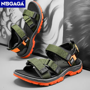 Summer Mens Sandals Trendy Casual Outdoor Sport Shoes for Holidays Beach Breathable Wear-Resistant Hiking & Walking Sandals