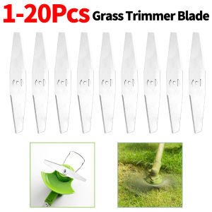 1-20Pcs 200mm Metal Grass Trimmer Head Replacement Blades Lawn Mower Cutter Blade Parts Garden Power Tools Replacement Saw Blade