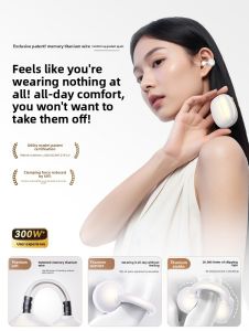 kinyo | Aesthetic AI Translation Ear Clip Wireless Bone Conduction Headphones