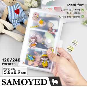 Buku / Album / Tempat Kartu / Foto Koleksi / Polaroid Photo / Photocard / Business / Collectible / Trading / PC K-Pop Card Book Samoyed CRDB-K13D