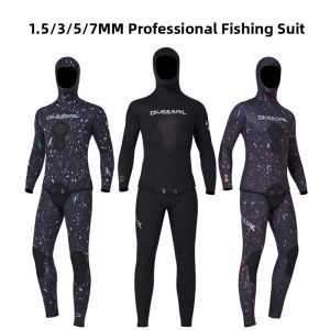 DIVE&SAIL | Camo Camouflage Split Men Wetsuit 1.5-7mm
