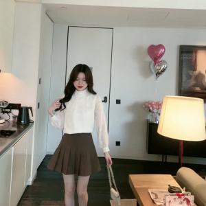 AMMIN เสื้อรอยจีบพองฟูแขนยาวสำหรับผู้หญิงใหม่ฤดูใบไม้ร่วง2024เสื้อชีฟองปักลายดอกไม้เสื้อหรูหราแขนพองหวานสำหรับฉบับภาษาเกาหลี