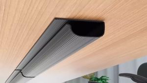 5/1pcs PVC Channel Under Desk Cable Management Tray Organizer Power Cord wire hider Strip Protecter No Drilling Cable Raceway