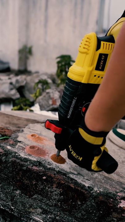 KEELAT Brushless Rotary Impact Hammer Drill Gerudi Impak Cordless ...