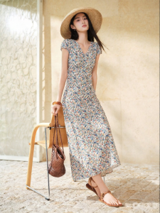 PEACEBIRD | Summer French Tea Dress