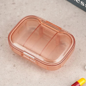 Portable Mini Medicine Box Small Size Portable Medicine Box Morning Afternoon and Evening Medicine Box