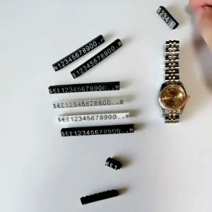 10Pcs Adjustable Price Tag Sale Price Display Tag Labe Jewelry Pricing Cube Angled Set