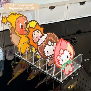 WEIAI | Transparent Divided Storage Organizer Acrylic Handmade Pegboard Display Rack
