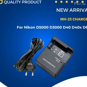 Pro-Image MH-23 Battery Charger for Nikon EN-EL9/EN-EL-9a Battery And Compatible With Nikon D3000 D40 D40x and D60 DSLRs