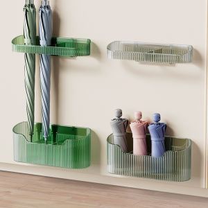Drill-Free Wall-Mounted Invisible Water-Resistant Rain Umbrella Storage Rack