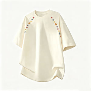 American Vintage Embroidered Short Sleeve T-Shirt
