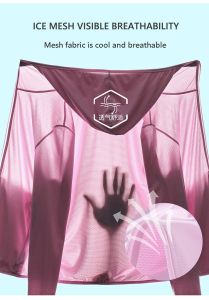 Yolo Upf50 + Áo khoác chống nắng Phụ Nữ Lụa băng Áo khoác trùm đầu Cho Mùa Hè Máy điều hòa Quần Áo màu trơn Thoáng Khí