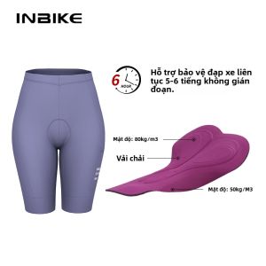 INBIKE | Quần Short Đạp Xe Cao Thắt Lưng Có Túi